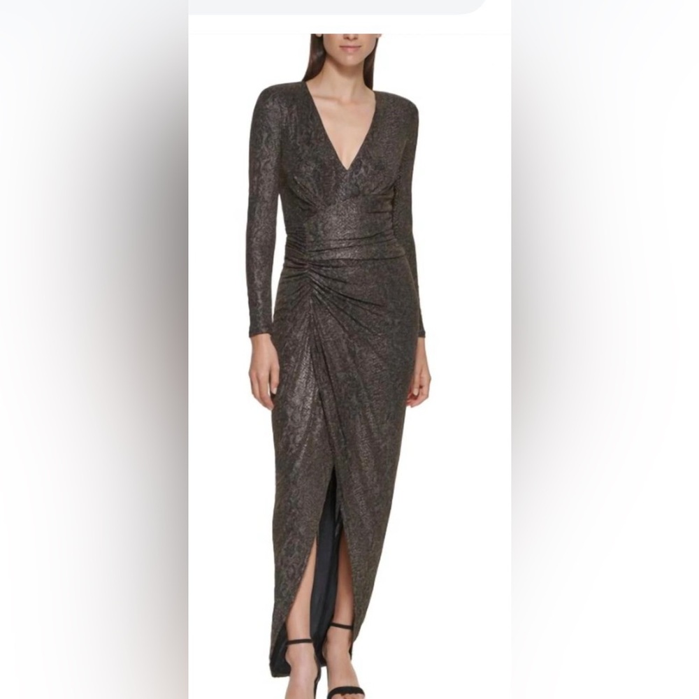 Elegant Black Long Sleeve Dress